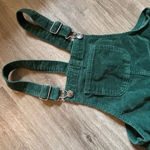 Cat & Jack girls green overalls